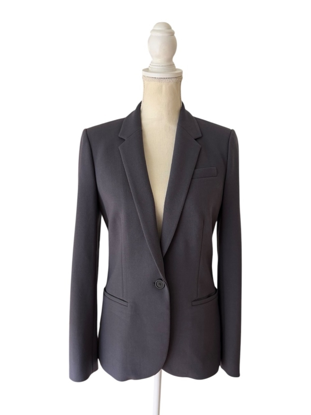 J.Crew Regent Blazer 4 Gray Stretch Career Office Jacket C8073
